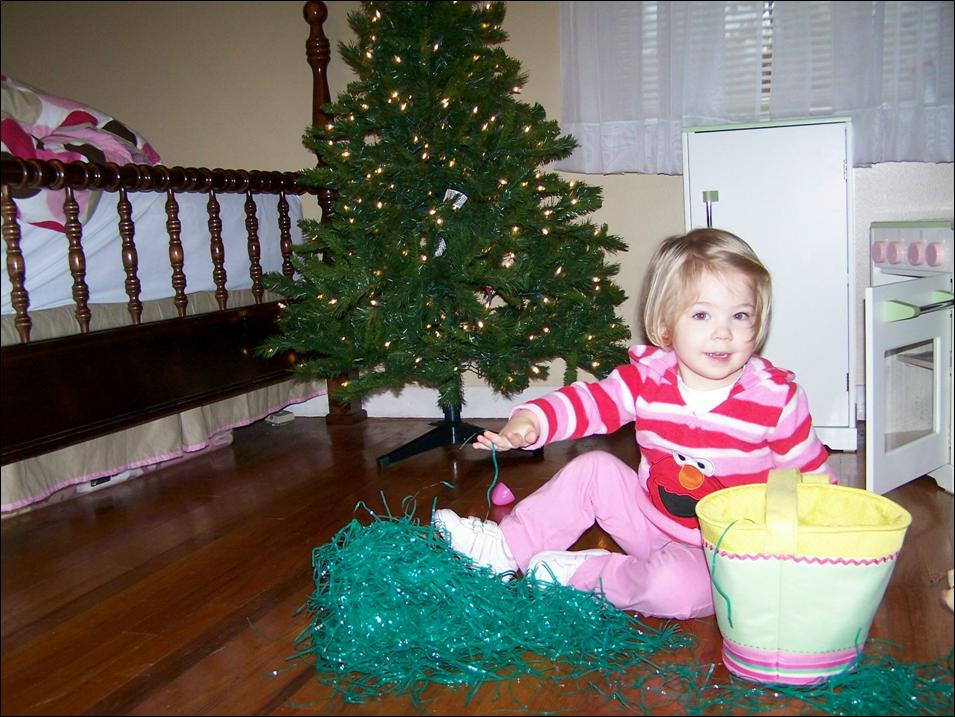ivy, christmas with the easter basket ivy, christmas with the easter basket