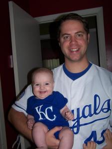 Me and Phoebe - Go Royals!