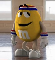 Yellow M&M
