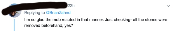 Brian Zahnd Twitter Stones marked out